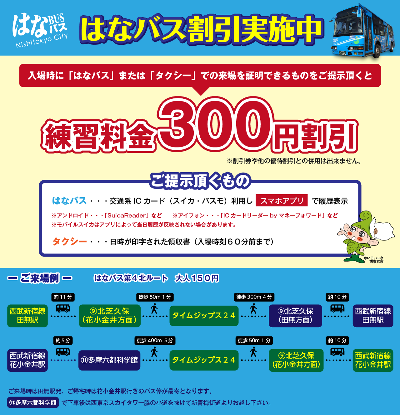 はなバス割引