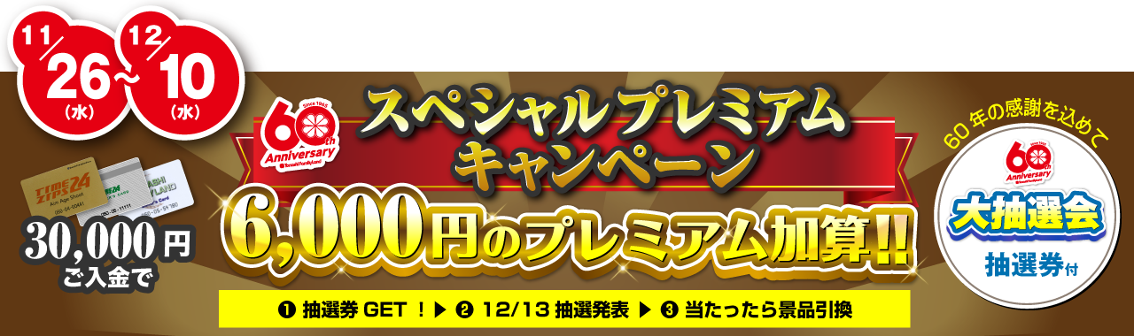 スペシャルプレミアムキャンペーン
