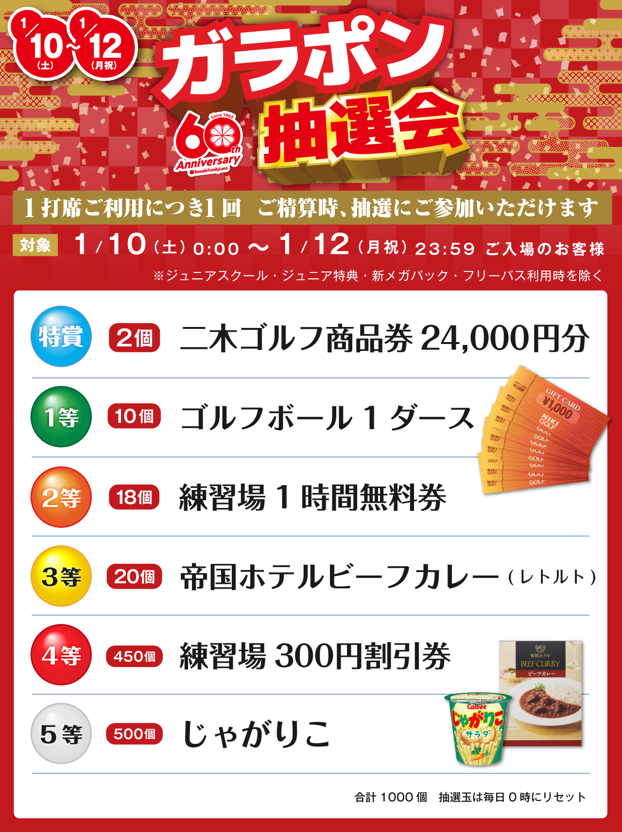 60周年　大抽選会