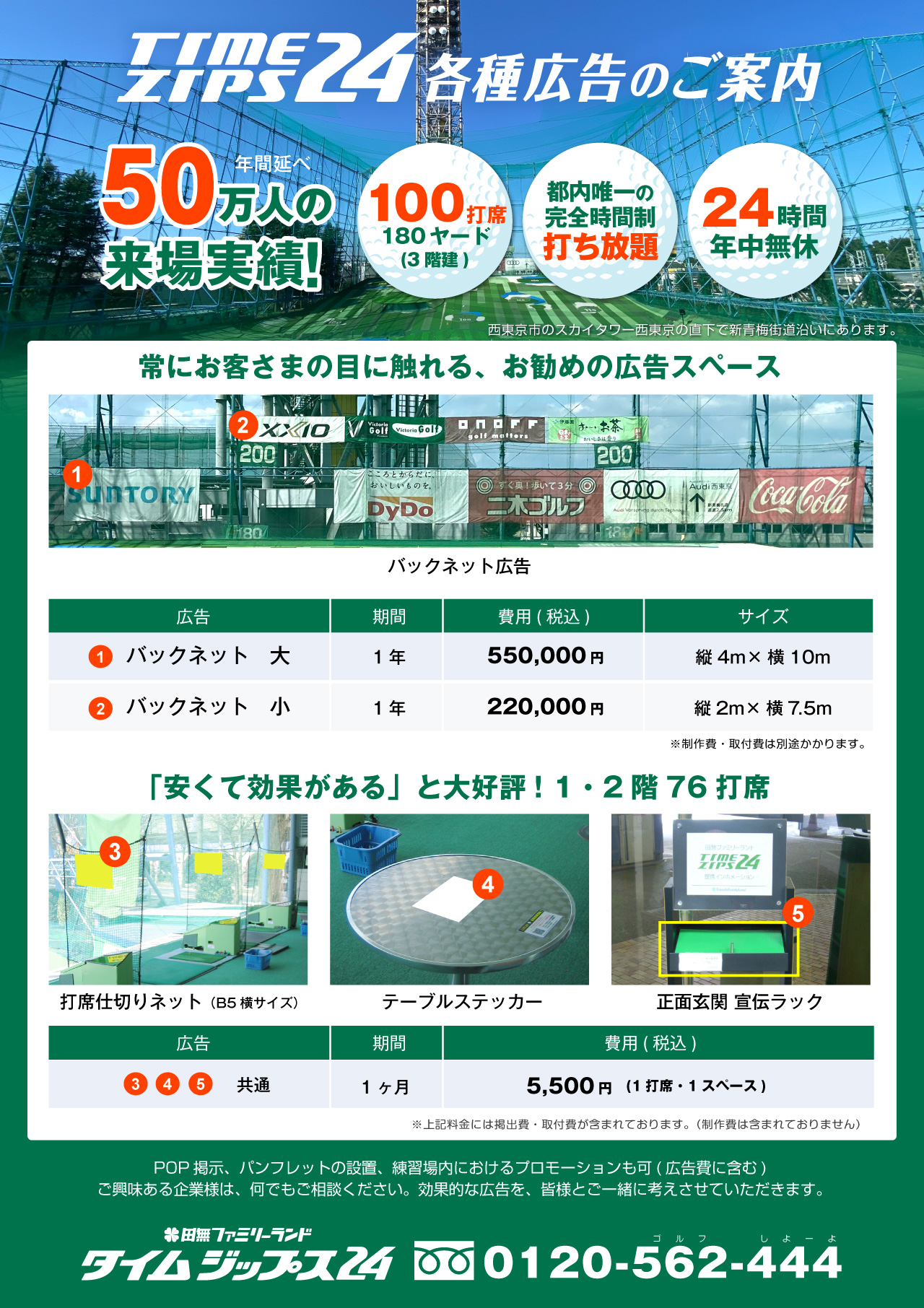 各種広告のご案内