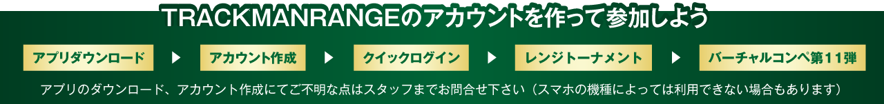 トラックマンレンジアカウント作成